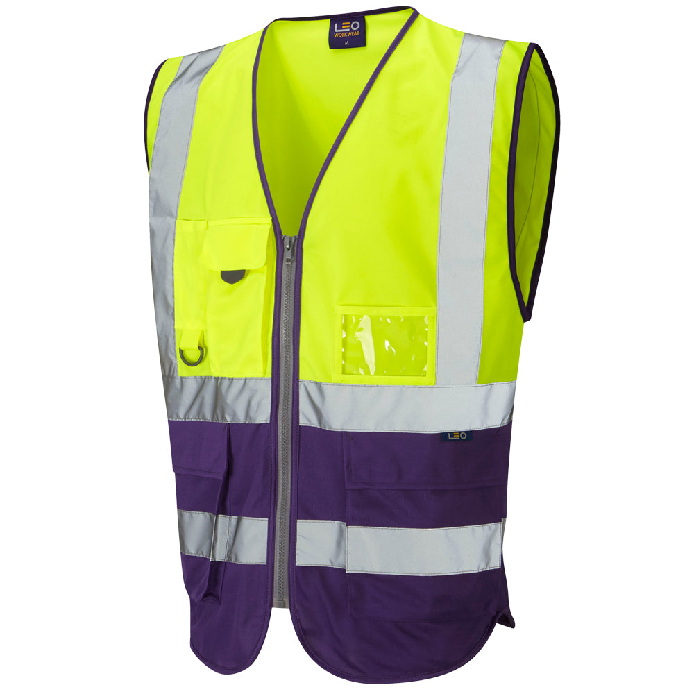 LEO LYNTON  Superior Hi-Vis Waistcoat Vest