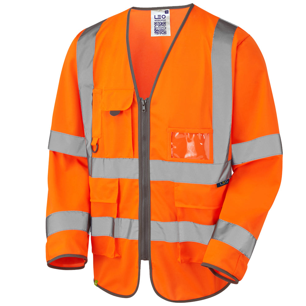 LEO WRAFTON  Superior Sleeved Hi-Vis Waistcoat Vest