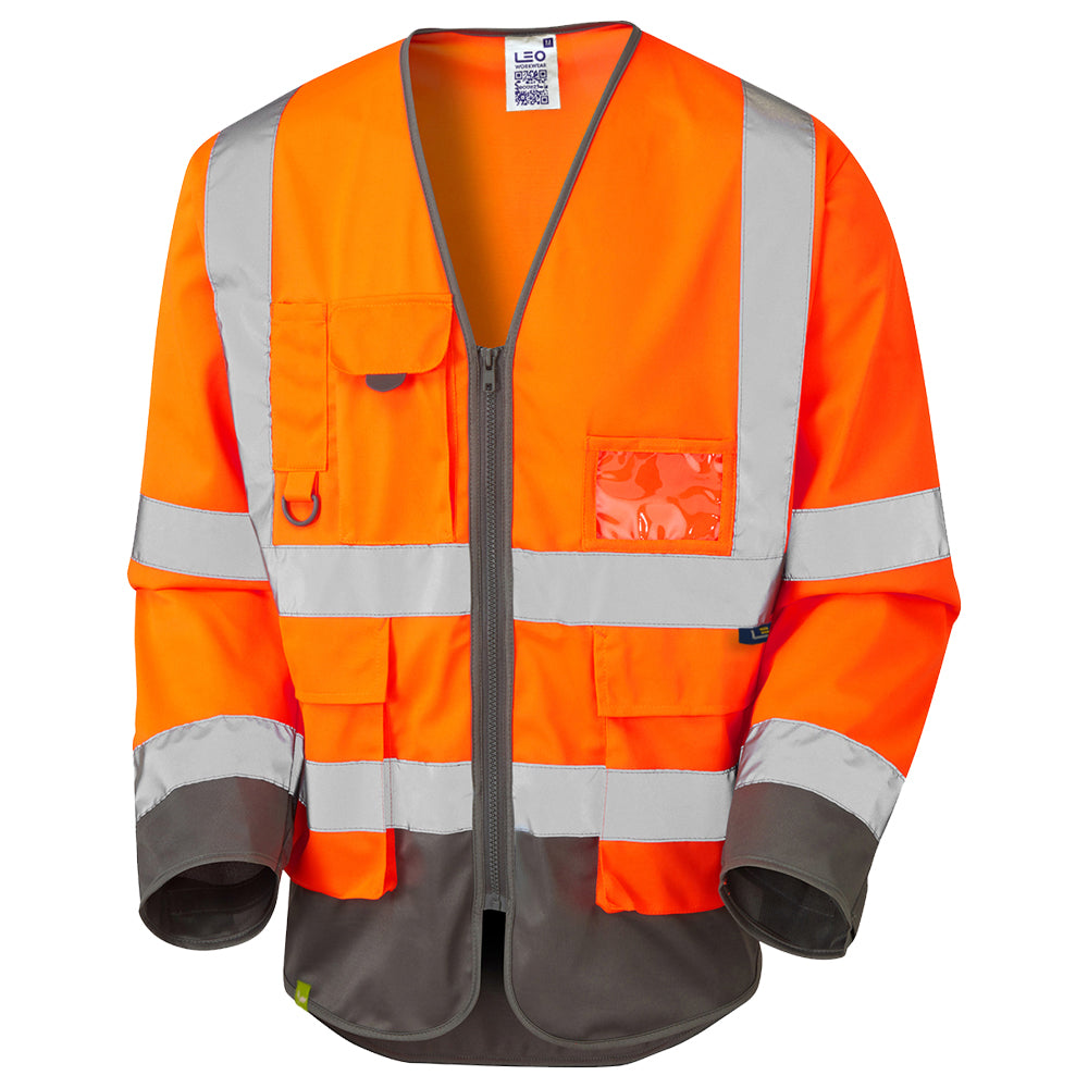 LEO WRAFTON  Superior Sleeved Hi-Vis Waistcoat Vest