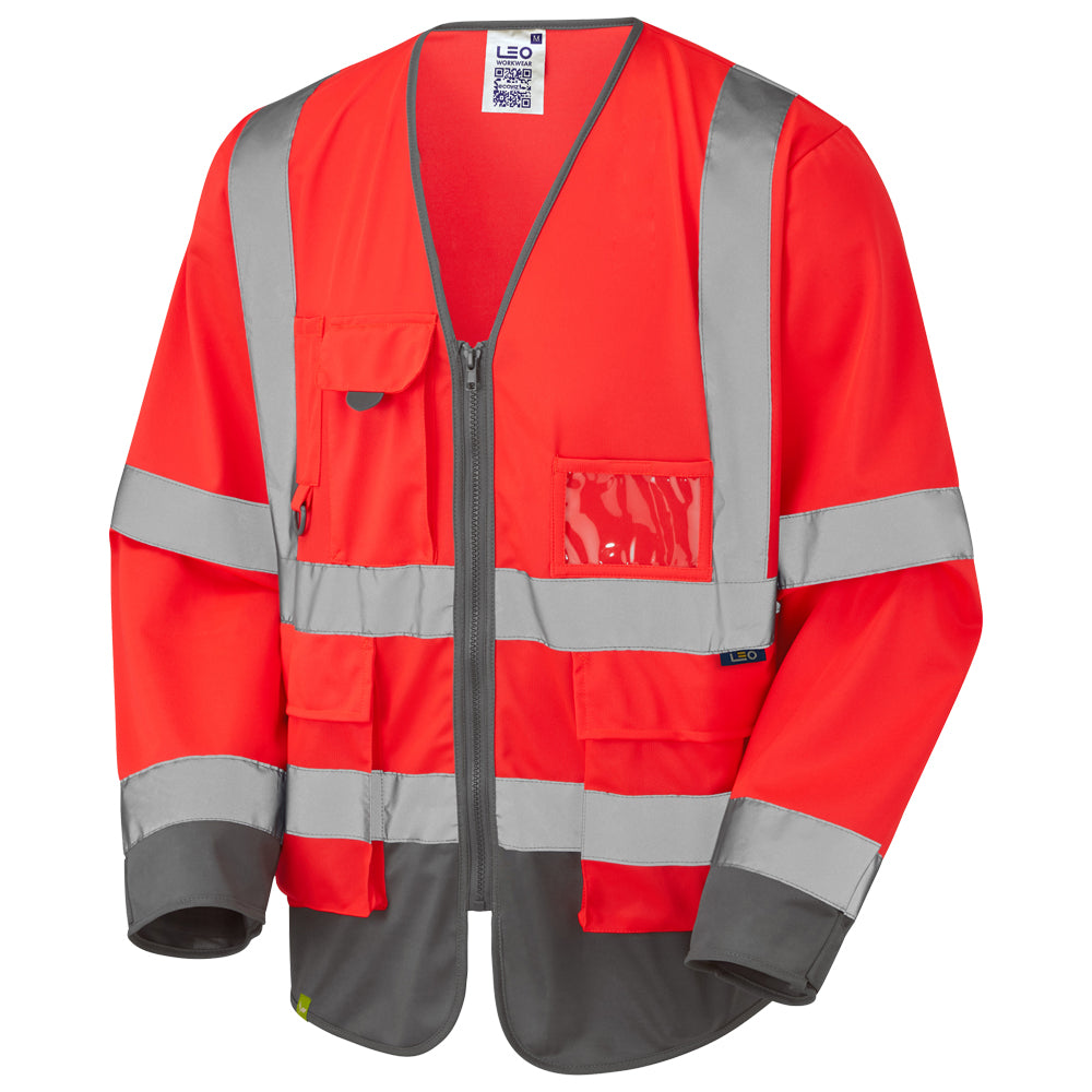 LEO WRAFTON  Superior Sleeved Hi-Vis Waistcoat Vest