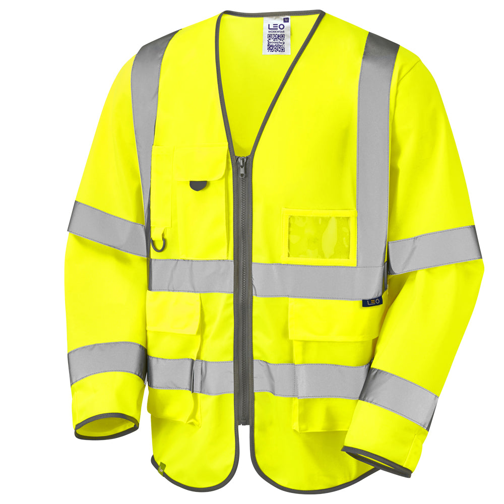 LEO WRAFTON  Superior Sleeved Hi-Vis Waistcoat Vest