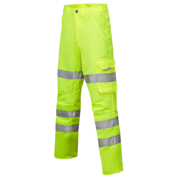 LEO PENNYMOOR  Hi-Vis Poly/Cotton Womens Cargo Hi-Vis Trouser