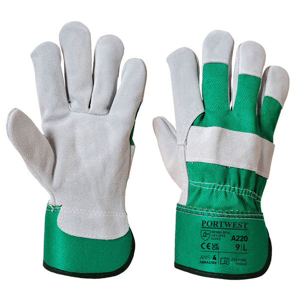 Premium Chrome Work Safety Rigger Glove A220