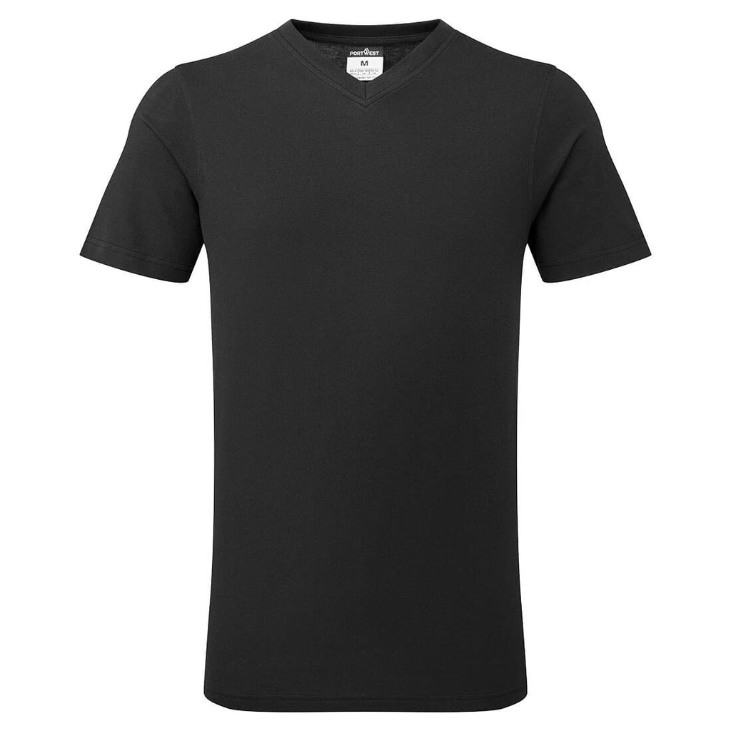 Portwest V-Neck Cotton T-Shirt B197