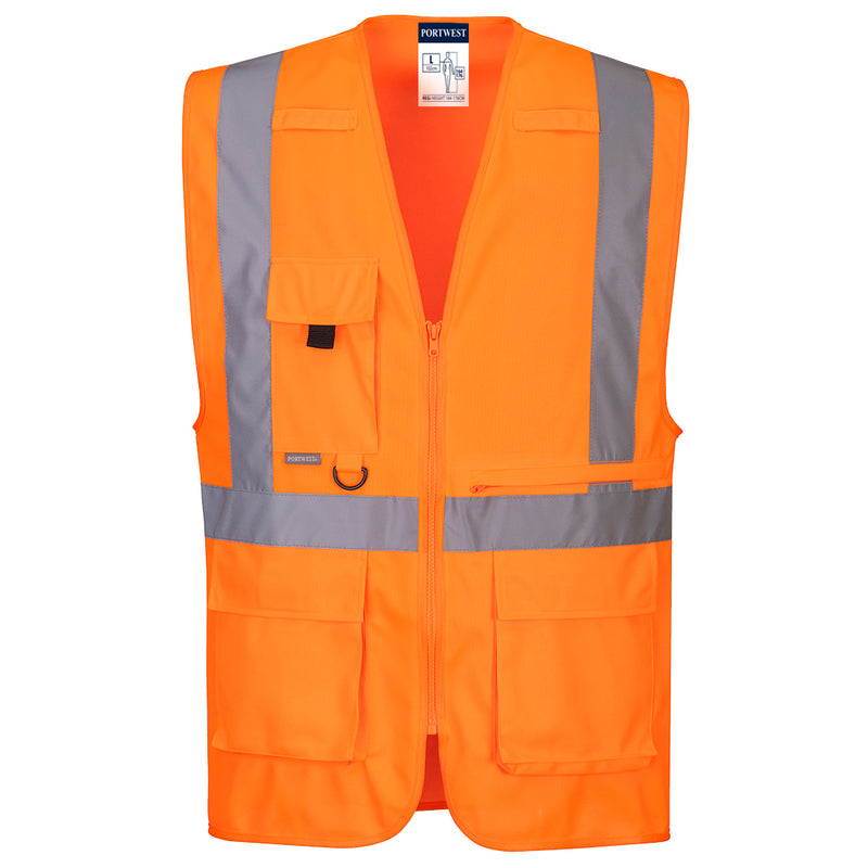 Hi-Vis Tablet Pocket Executive Safety Vest  C357