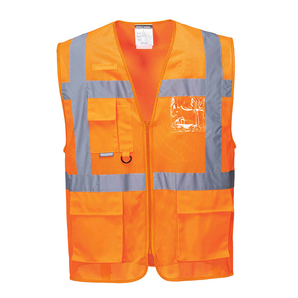 Athens Hi-Vis Mesh Executive Safety Vest  C376