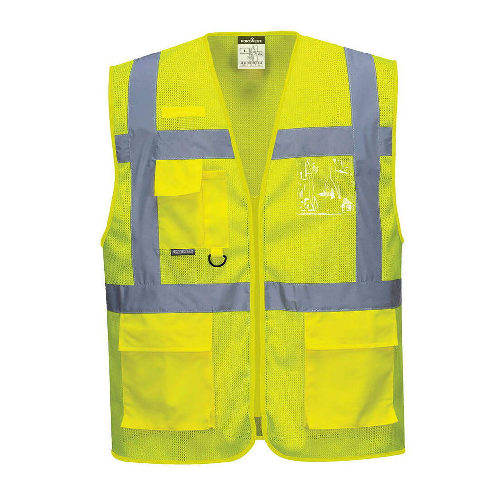 Athens Hi-Vis Mesh Executive Safety Vest  C376