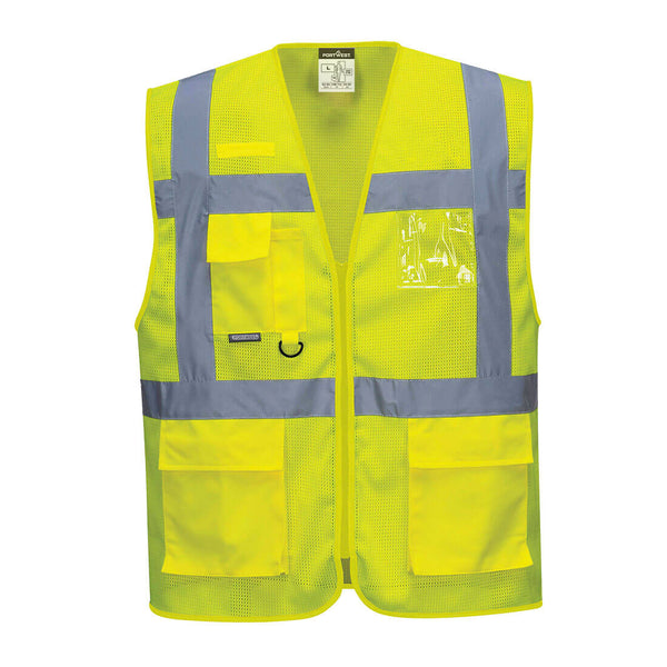 Athens Hi-Vis Mesh Executive Safety Vest  C376