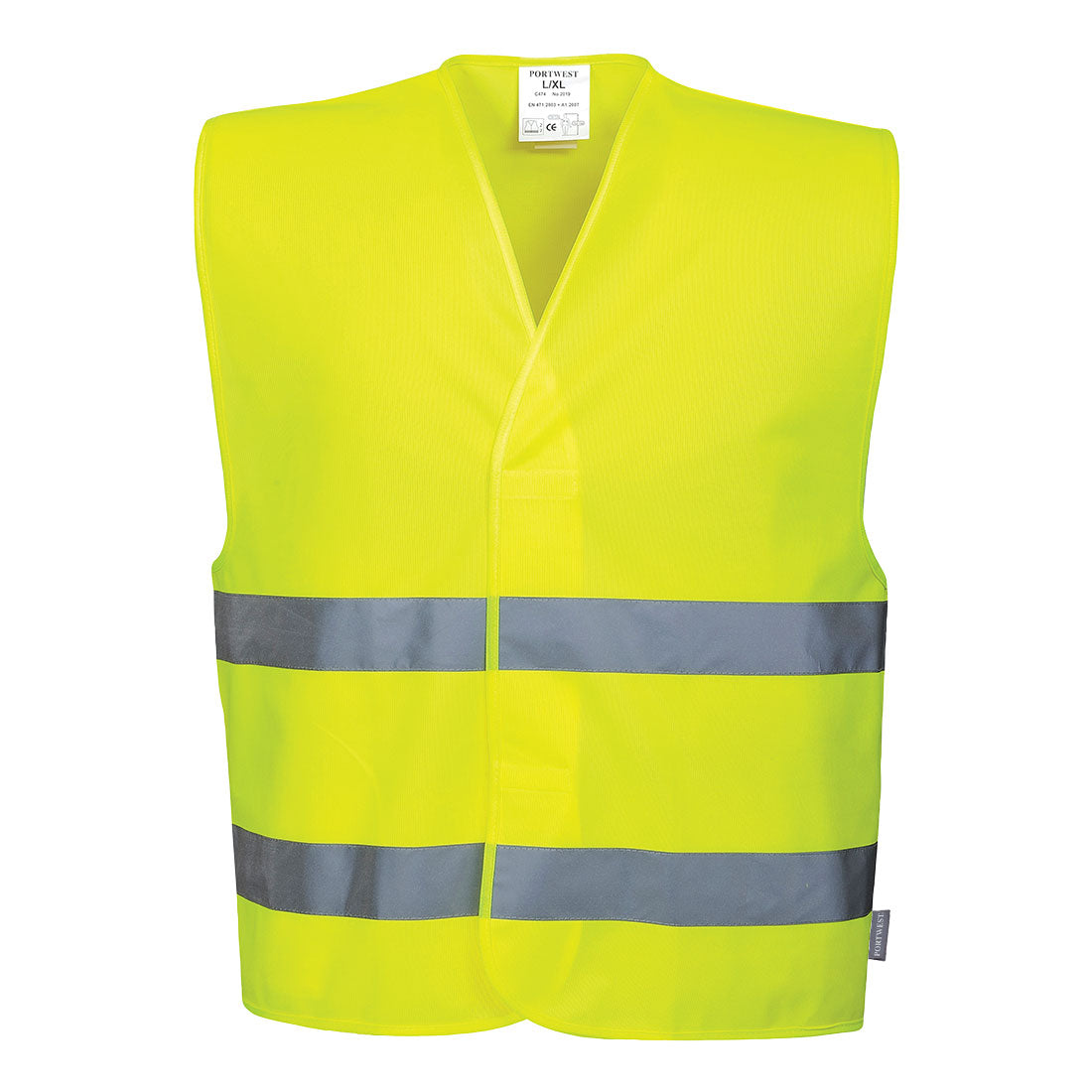 Hi-Vis Two Band Safety Vest  C474