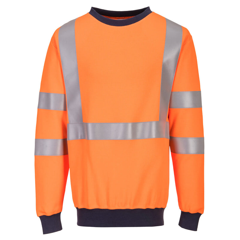 Portwest Flame Resistant Hi-Vis Sweatshirt FR703