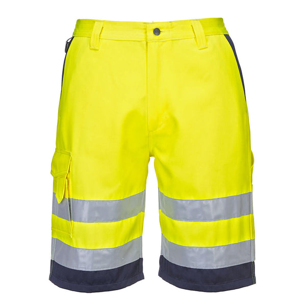 Hi-Vis Lightweight Polycotton Shorts L043