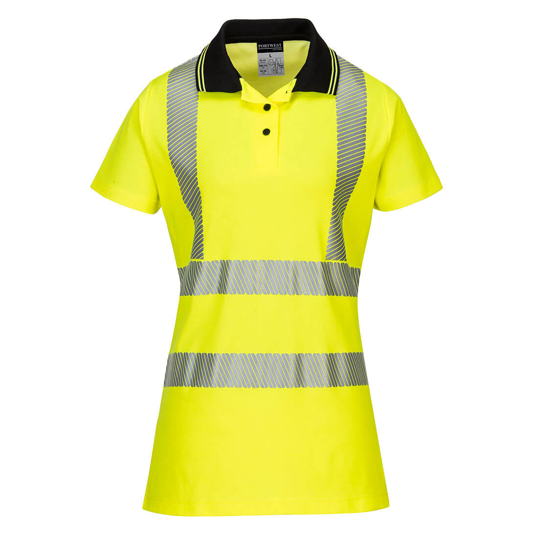 Hi-Vis Women's Cotton Comfort Pro Polo Shirt Short Sleeve  LW72