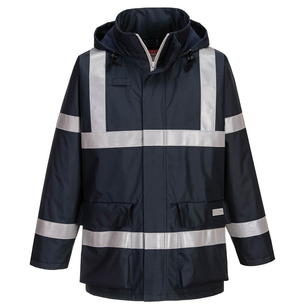 Portwest Bizflame Rain Anti-Static Hi-Vis Jacket S785