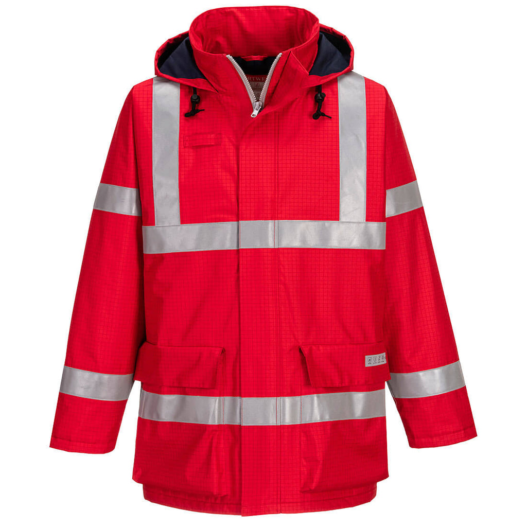 Portwest Bizflame Rain Anti-Static Hi-Vis Jacket S785