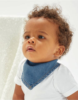 Babybugz Baby Rocks Denim Bandana Bib BZ55 BZ55