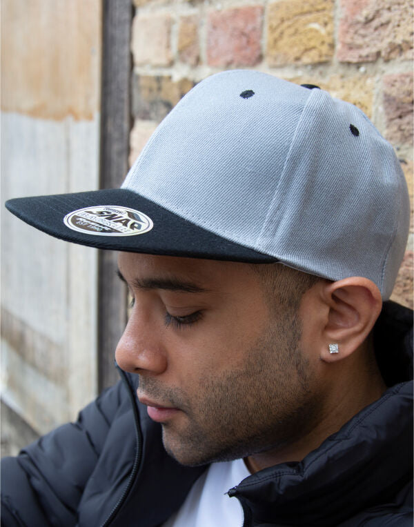 Result Core Bronx Original Flat Peak Snap Back Dual Colour Cap RC82X RC82X