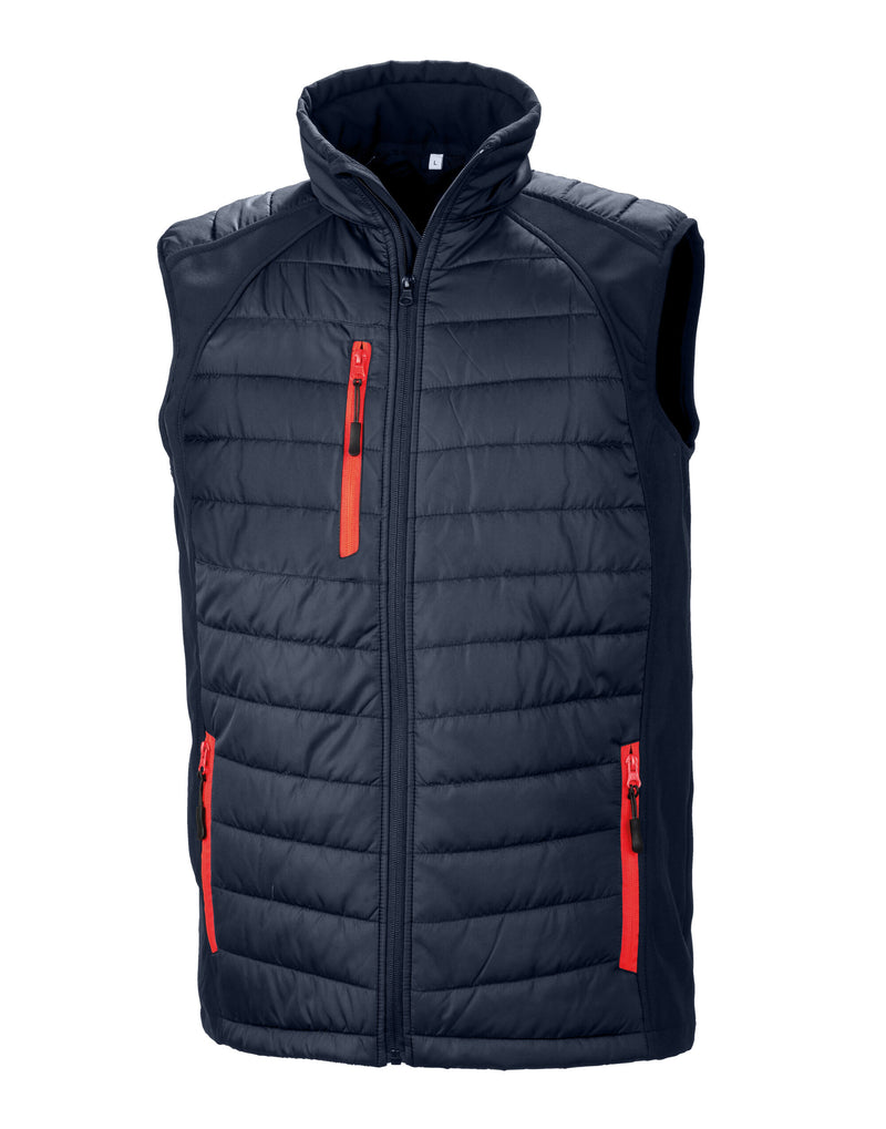 Result Genuine Recycled Compass Pad Softshell Gilet R238X