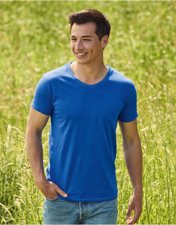 Fruit Of The Loom Men's Iconic 150 V-Neck T 61442 61442