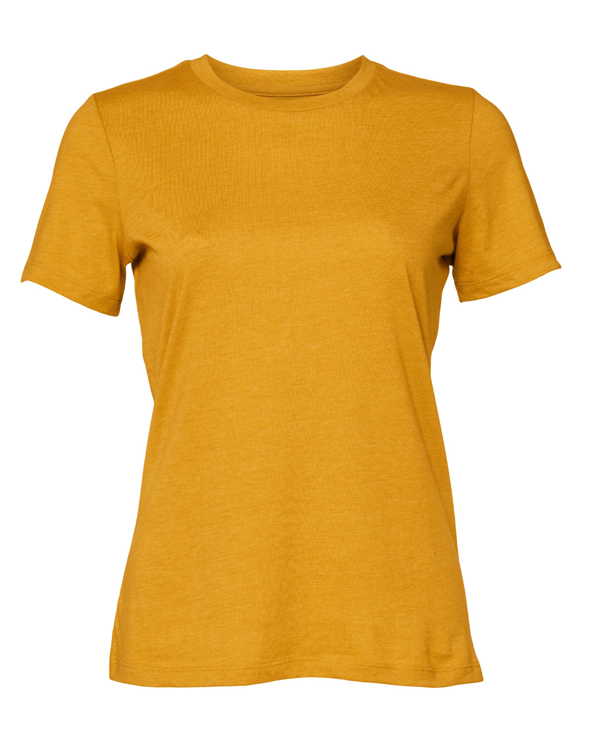 Bella Women's Relaxed Heather Jersey Short Sleeve Tee BE6400CVC