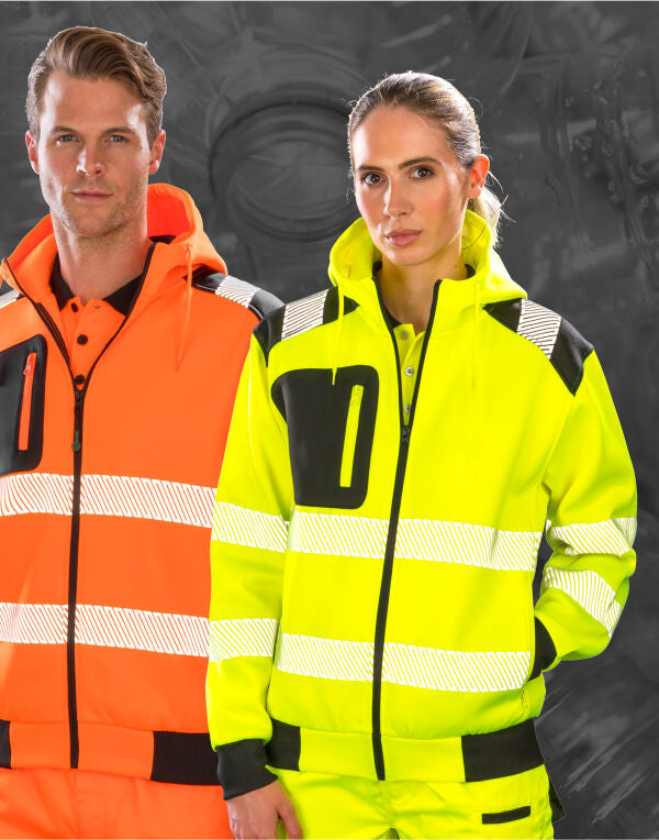 Result Genuine Recycled Recycled Zipped Safety Hoody R503X R503X
