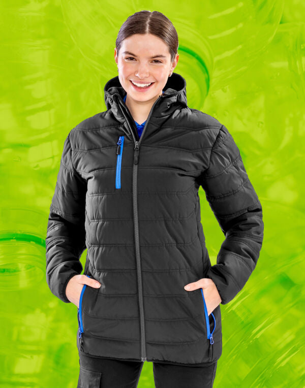 Result Genuine Recycled Black Compass Padded Winter Jacket R240X R240X