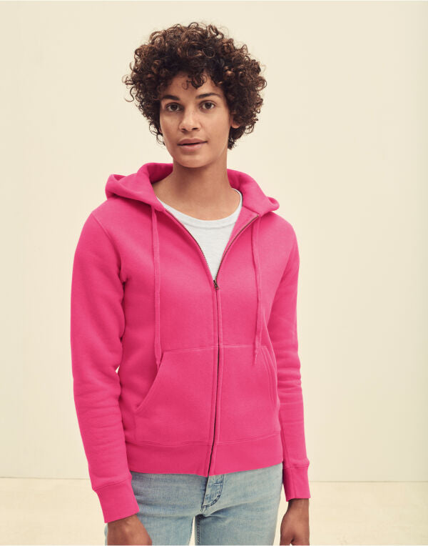 Fruit Of The Loom Ladies' Premium Hooded Sweat Jacket 62118 62118