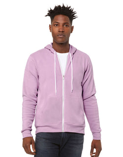 Bella Canvas Unisex Poly-Cotton Fleece Full-Zip Hoodie CA3739 CA3739