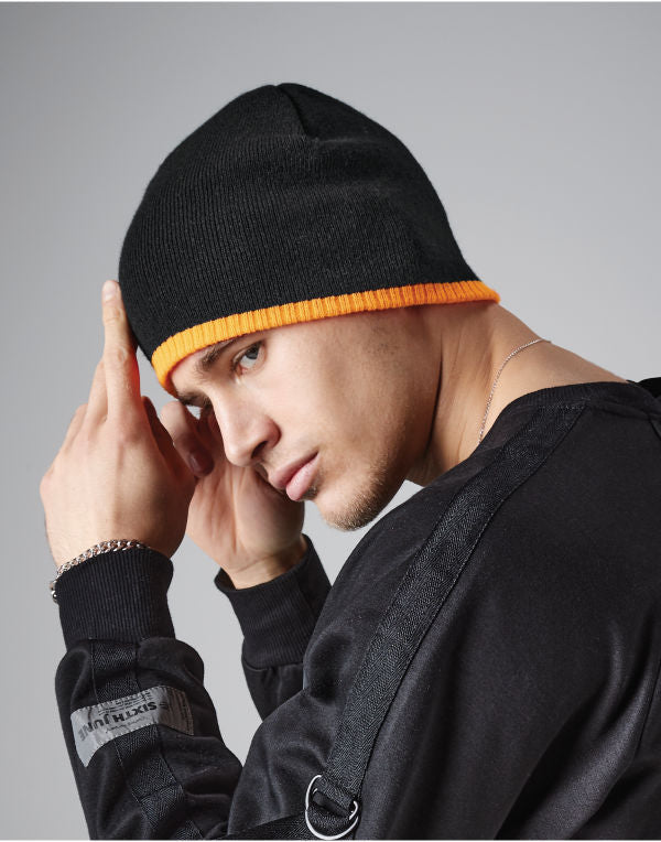 Beechfield  Two-Tone Pull On Beanie B44C B44C
