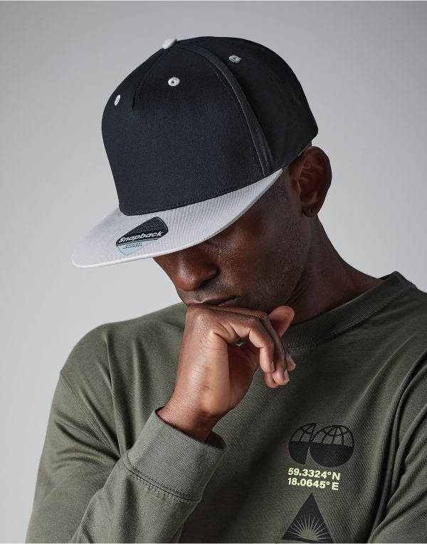 Beechfield  5 Panel Contrast Snapback B610C B610C