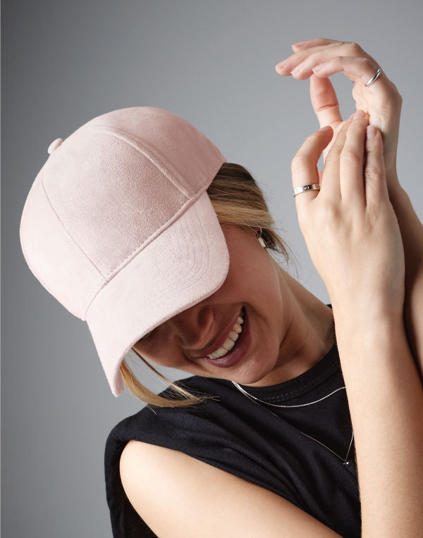 Beechfield  Faux Suede 6 Panel Cap B656 B656