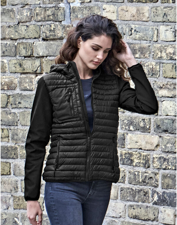 Tee Jays Ladies' Hooded Crossover Jacket TJ9629 TJ9629