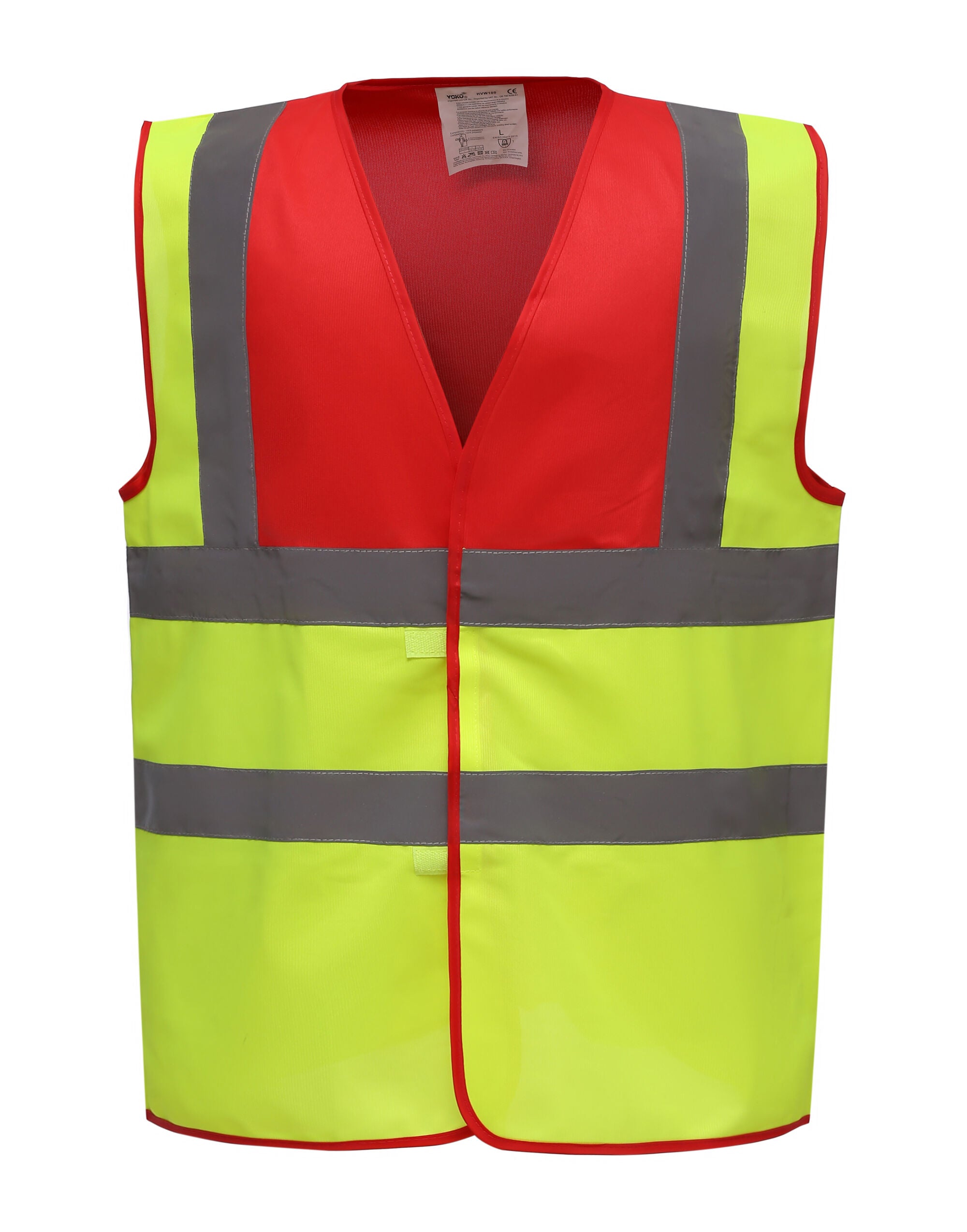 Yoko Two Tone Class 1 Safety Vest Waistcoat HVW100TT