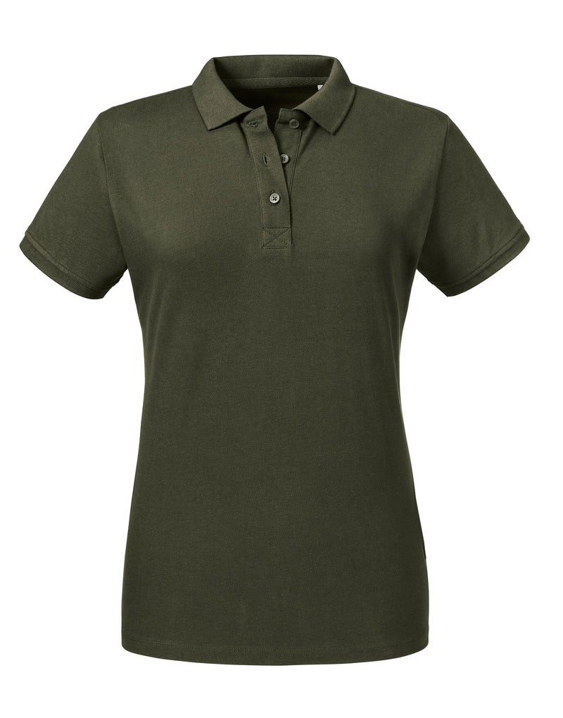 Russell Pure Organic Ladies' Polo R508F