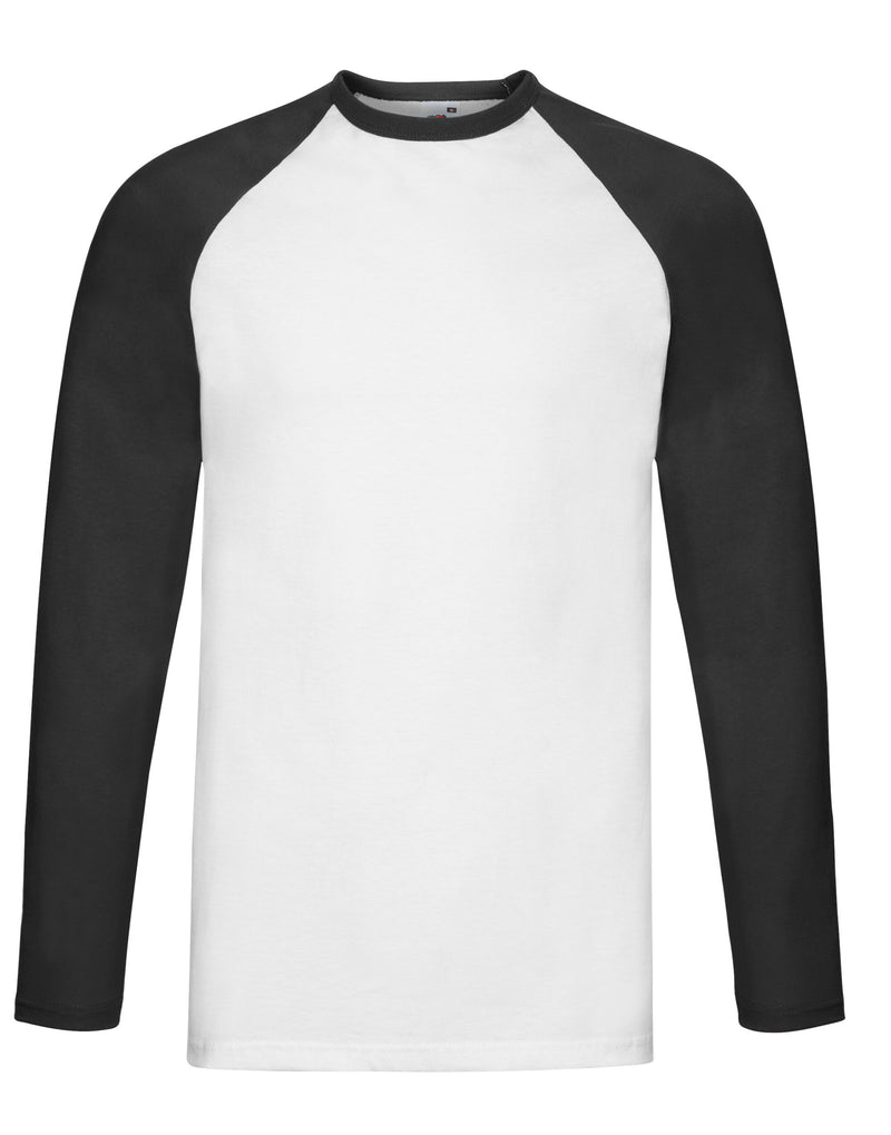 FOTL Men's Valueweight Long Sleeve Baseball T-Shirt 61028