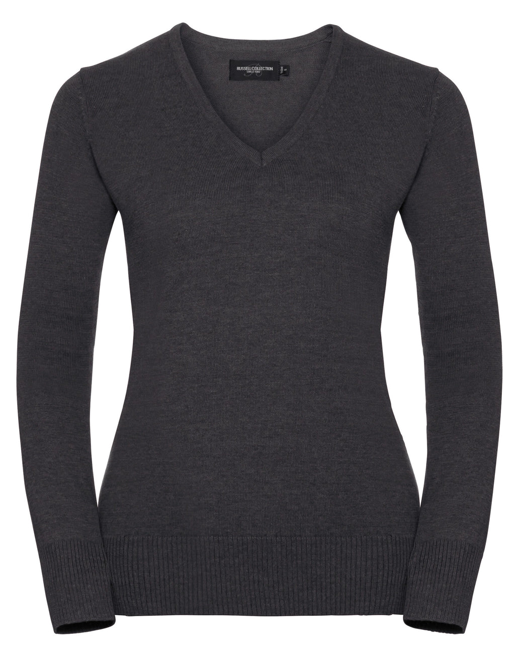 Russell Collection Ladies' V-Neck Knitted Pullover 710F