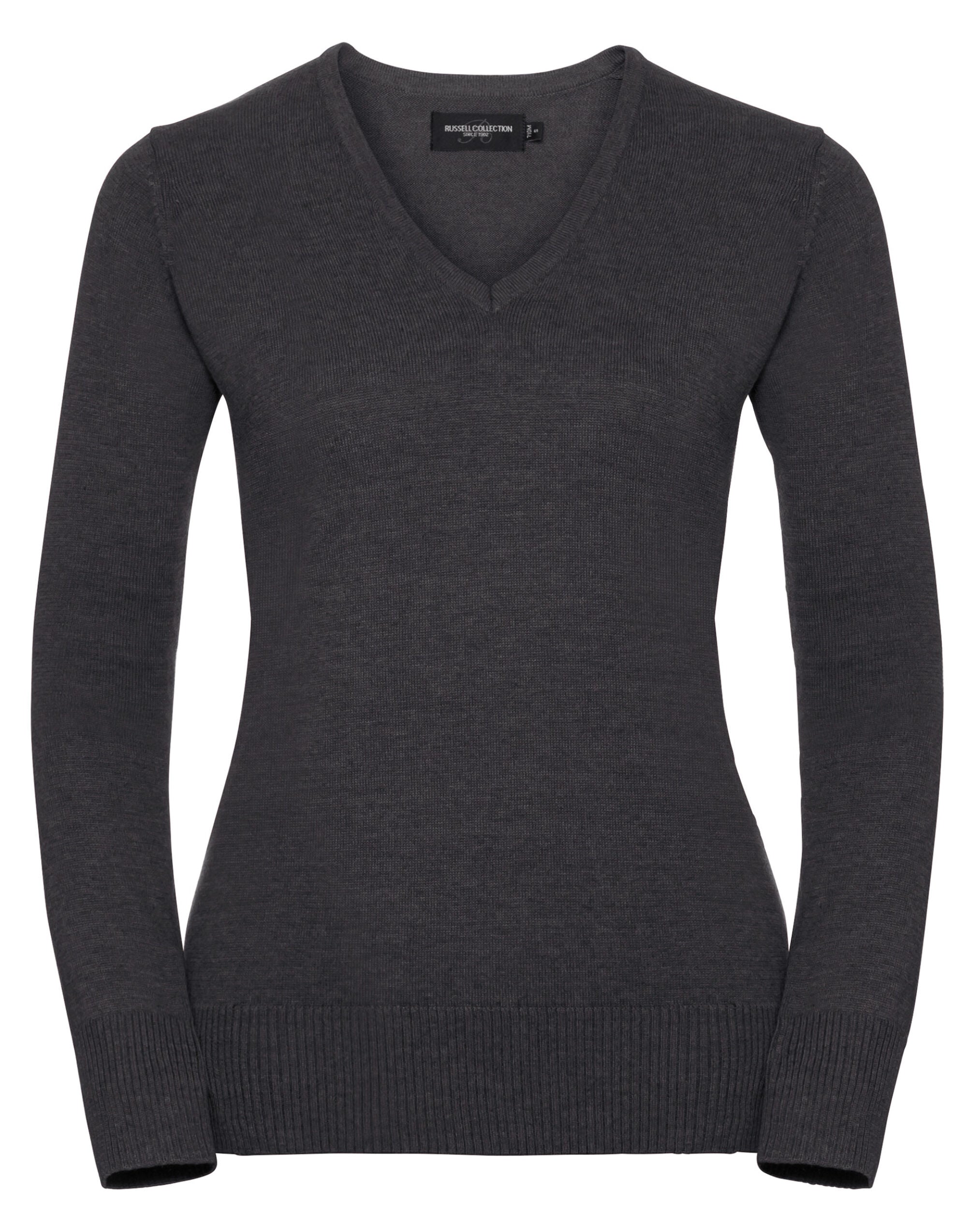 Russell Collection Ladies' V-Neck Knitted Pullover 710F