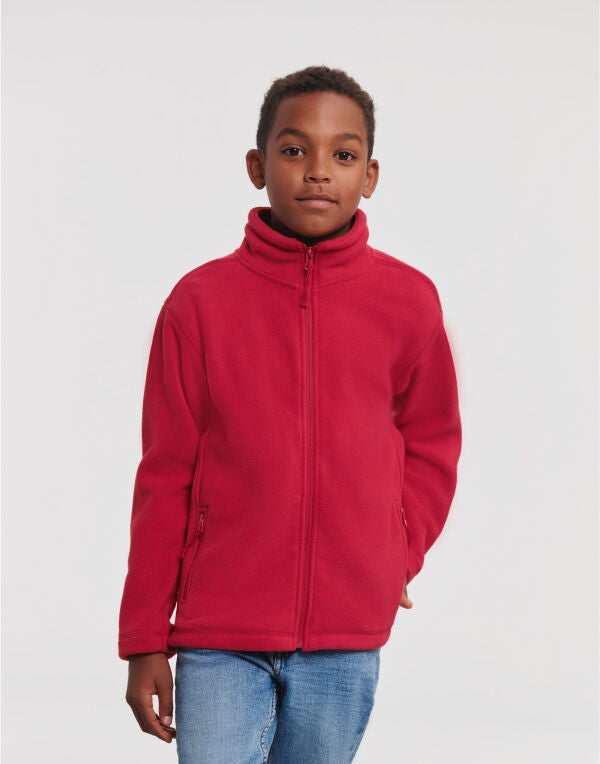 Russell Kids Full Zip Outdoor Fleece 8700B 8700B