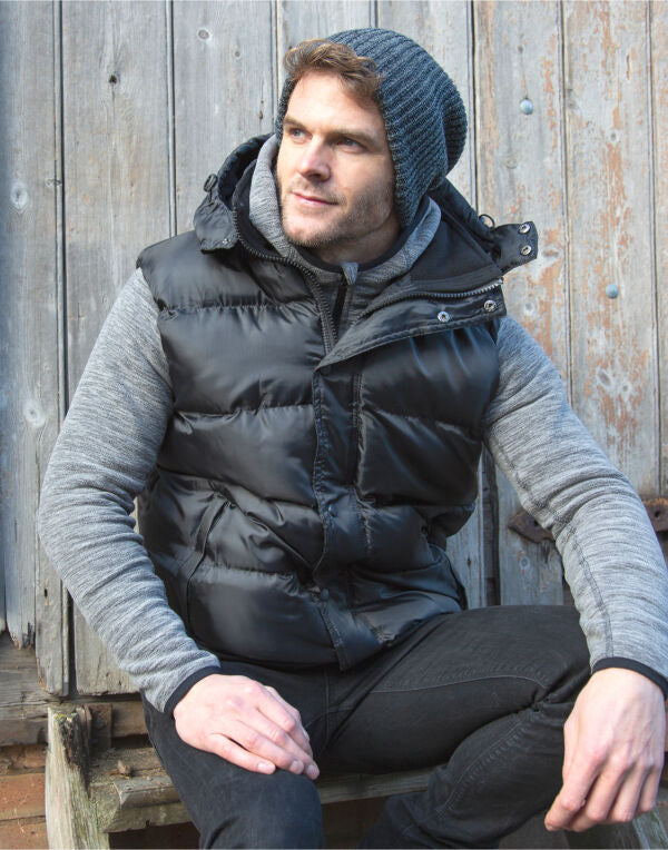 Result Core Nova Lux Padded Hooded Gilet R223X R223X