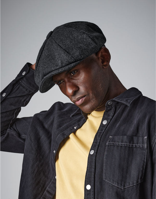 Beechfield  Melton Wool Baker Boy Cap B629 B629
