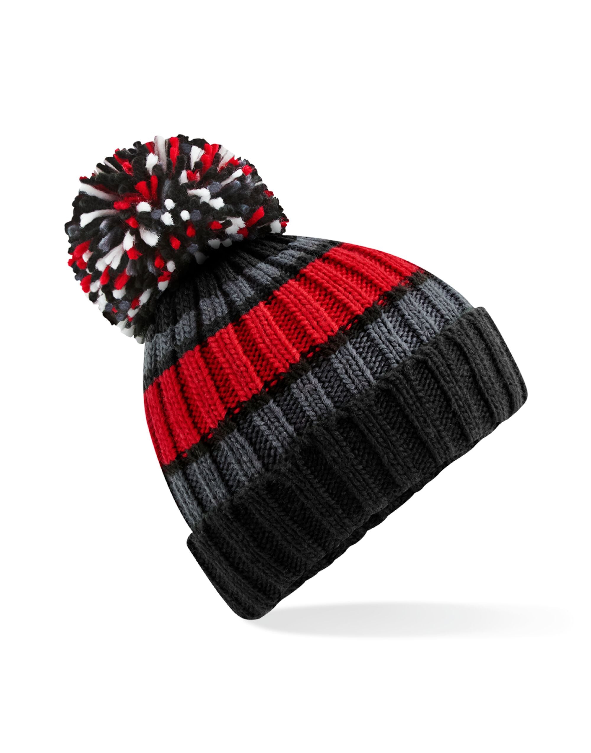 Beechfield  Hygge Striped Beanie B392