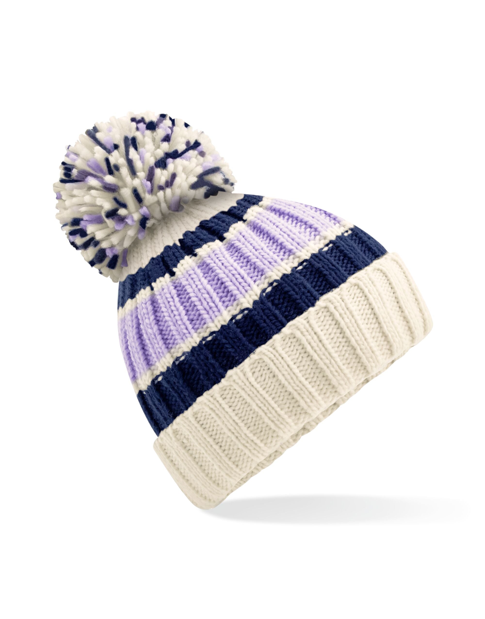 Beechfield  Hygge Striped Beanie B392