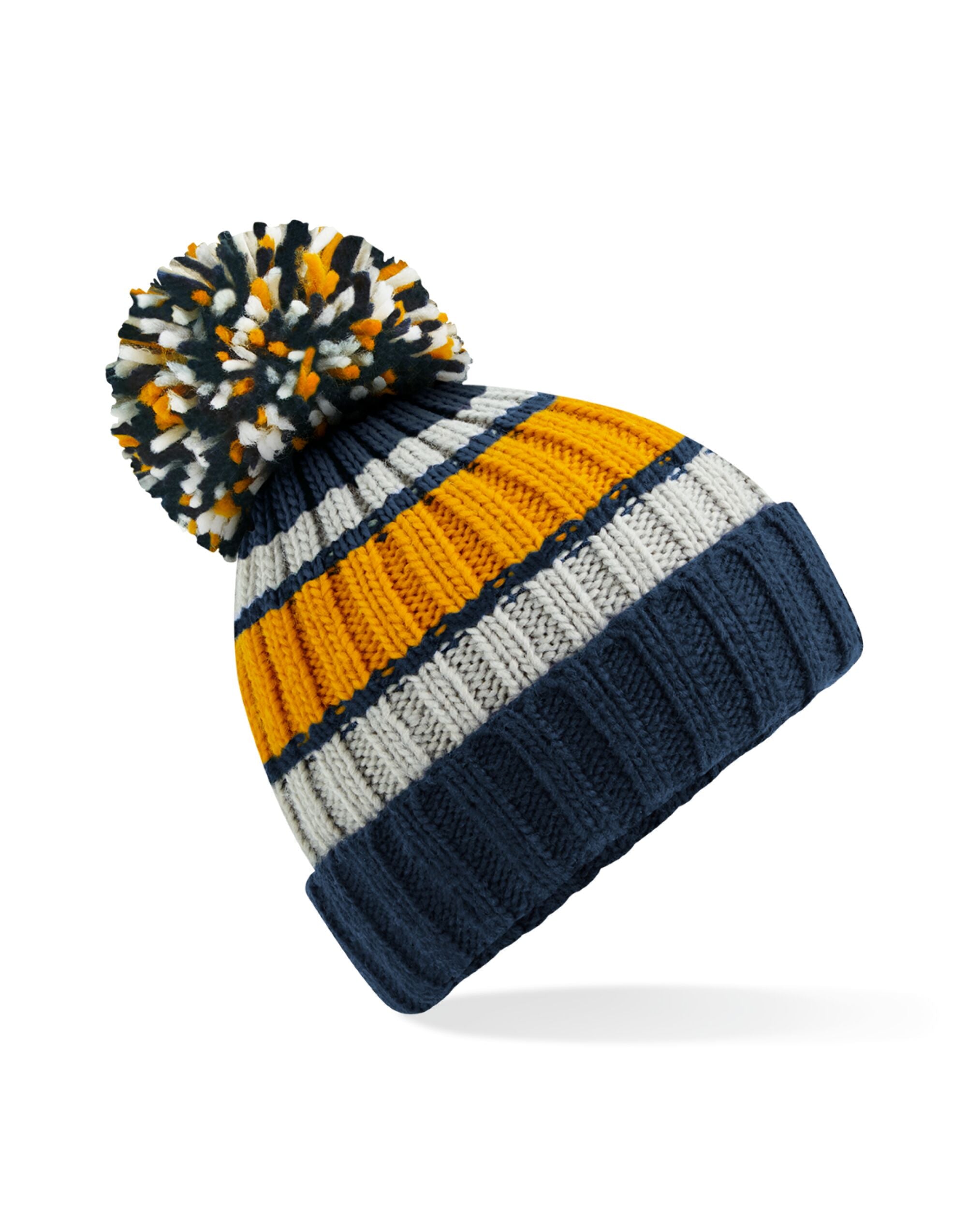 Beechfield  Hygge Striped Beanie B392