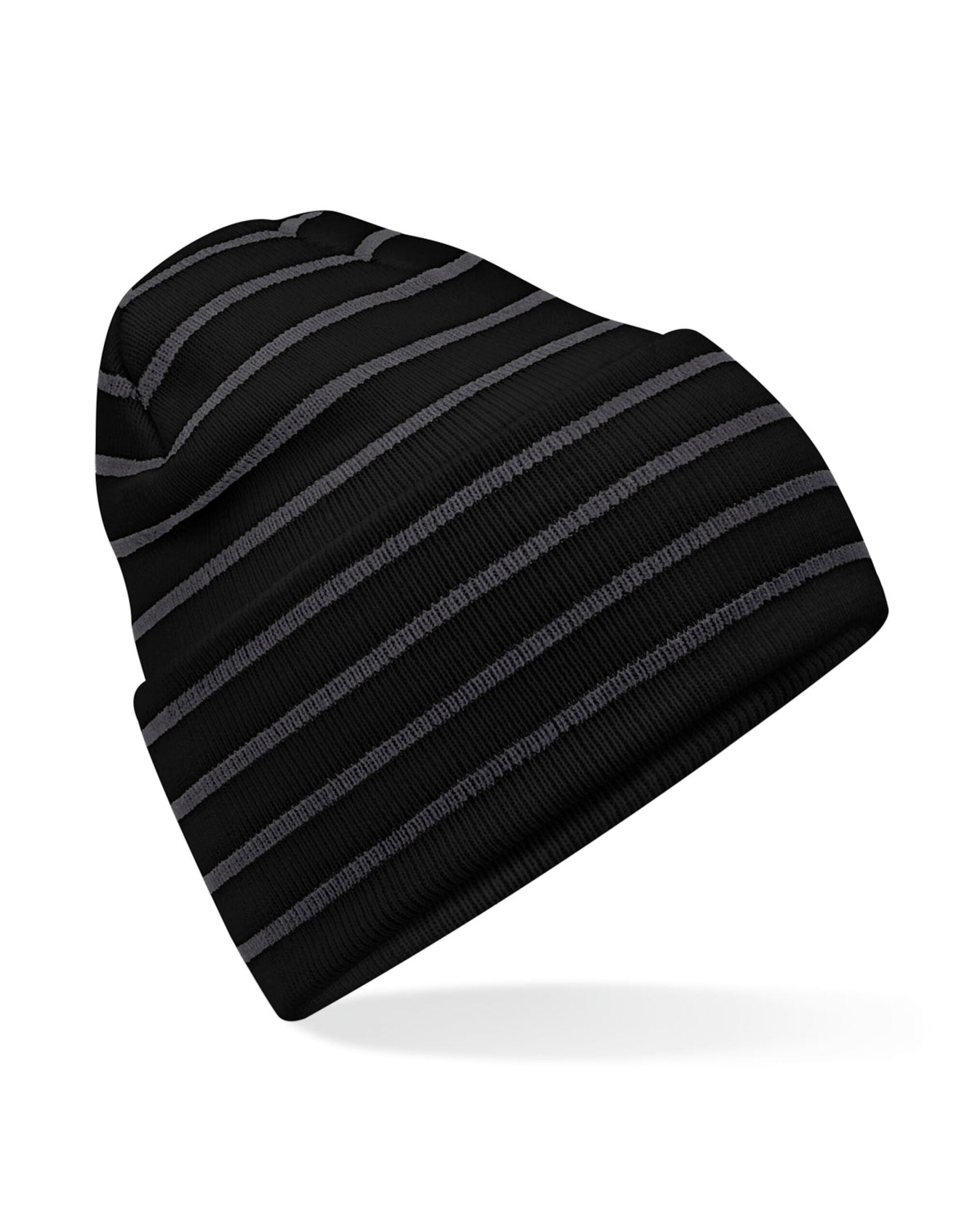 Beechfield  Original Deep Cuffed Striped Beanie B39R