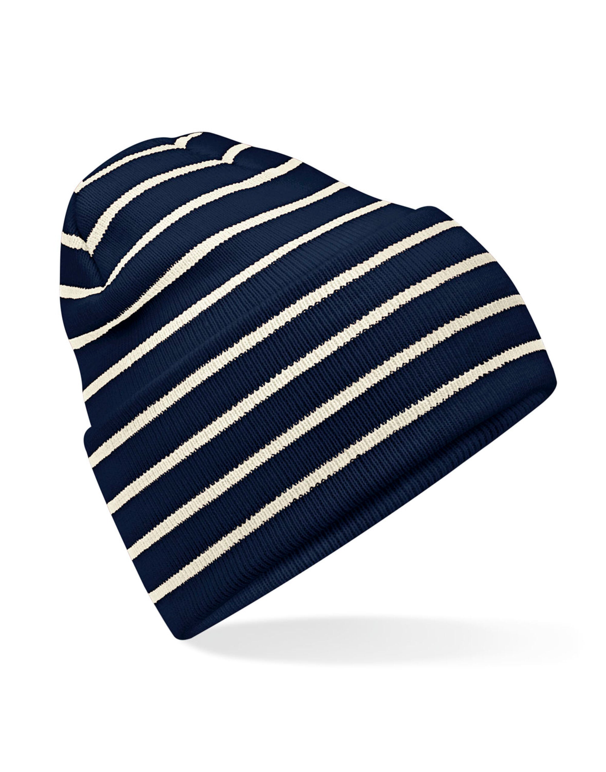 Beechfield  Original Deep Cuffed Striped Beanie B39R