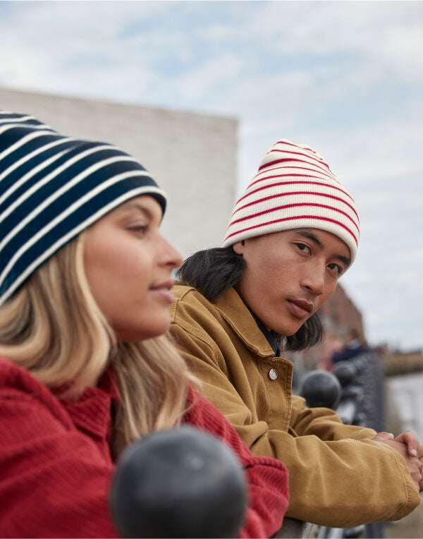 Beechfield  Original Deep Cuffed Striped Beanie B39R B39R
