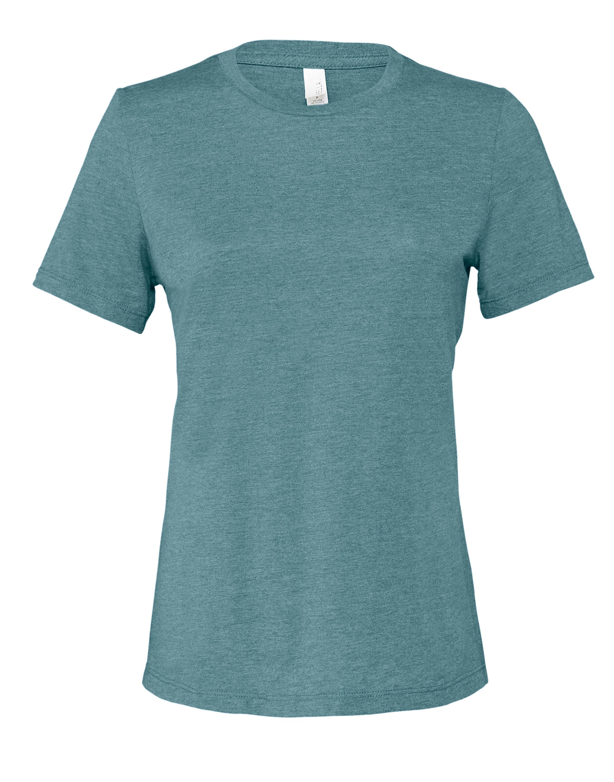 Bella Women's Relaxed Heather Jersey Short Sleeve Tee BE6400CVC