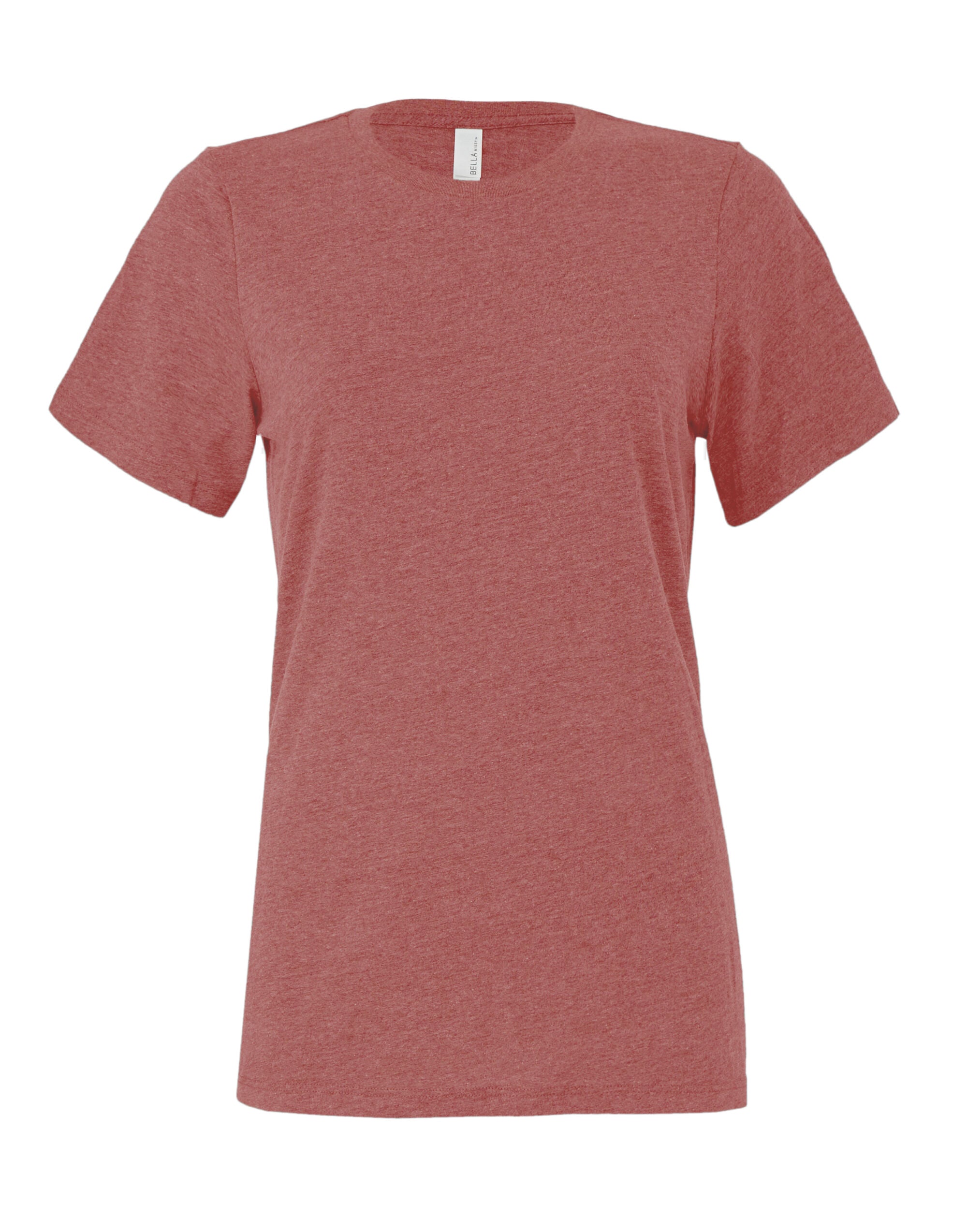 Bella Women's Relaxed Heather Jersey Short Sleeve Tee BE6400CVC