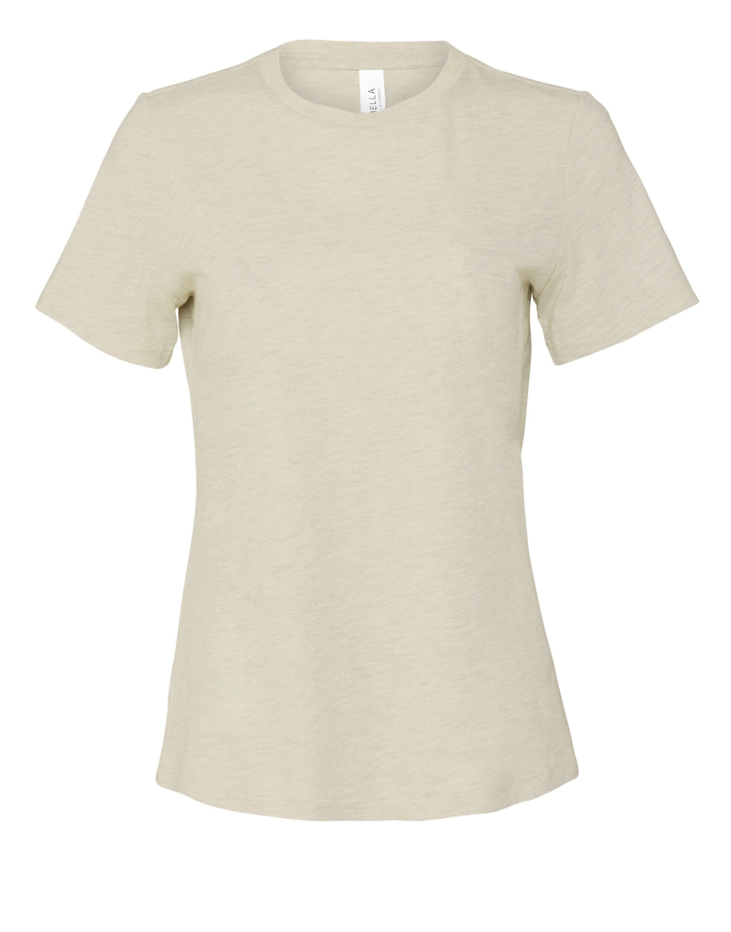 Bella Women's Relaxed Heather Jersey Short Sleeve Tee BE6400CVC