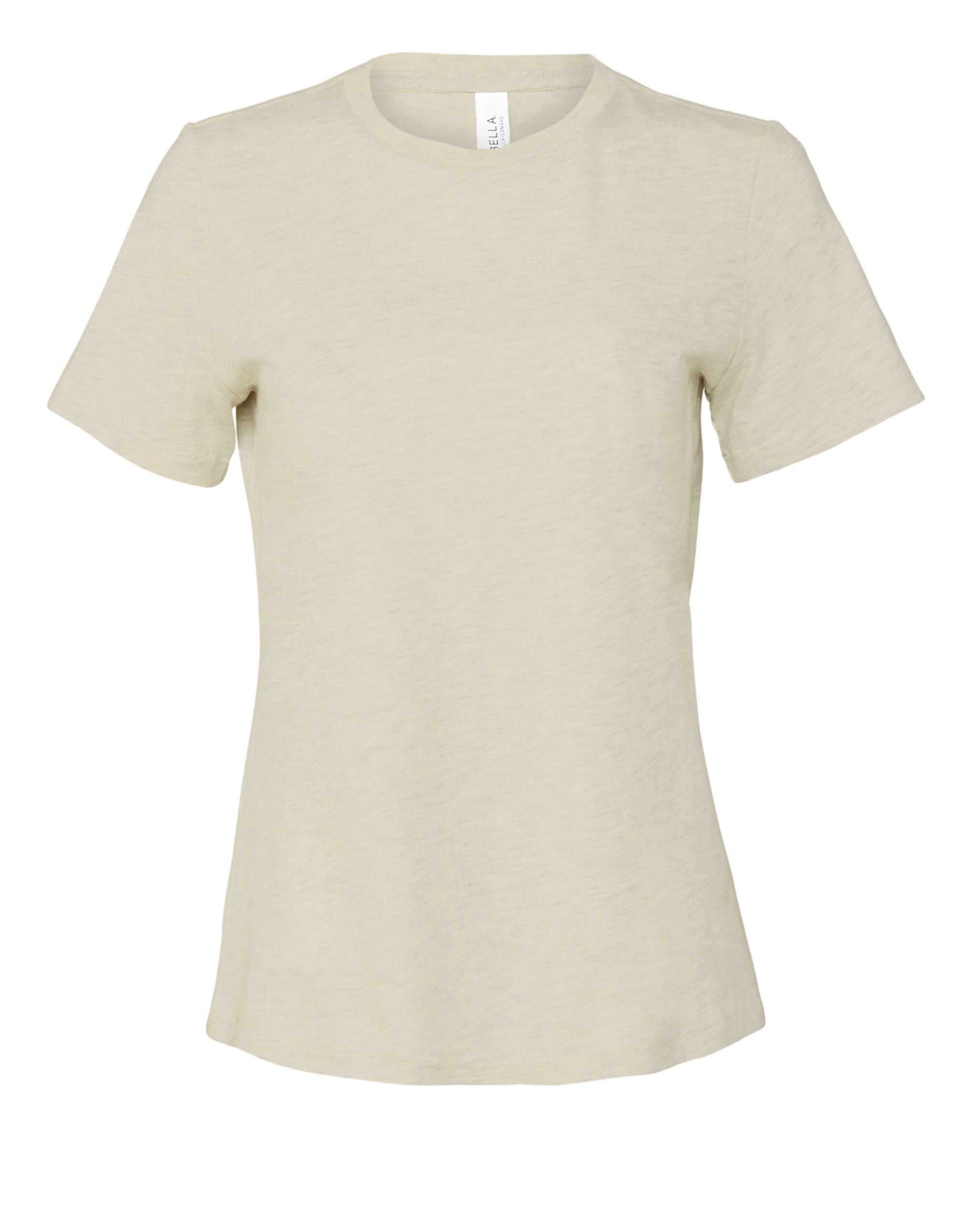 Bella Women's Relaxed Heather Jersey Short Sleeve Tee BE6400CVC