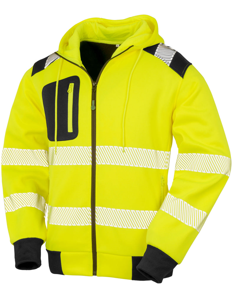 Result Genuine Recycled Recycled Zipped Safety Hoody R503X